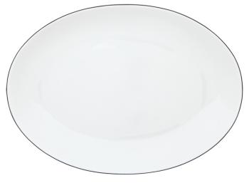 Oval dish medium black ink - Raynaud